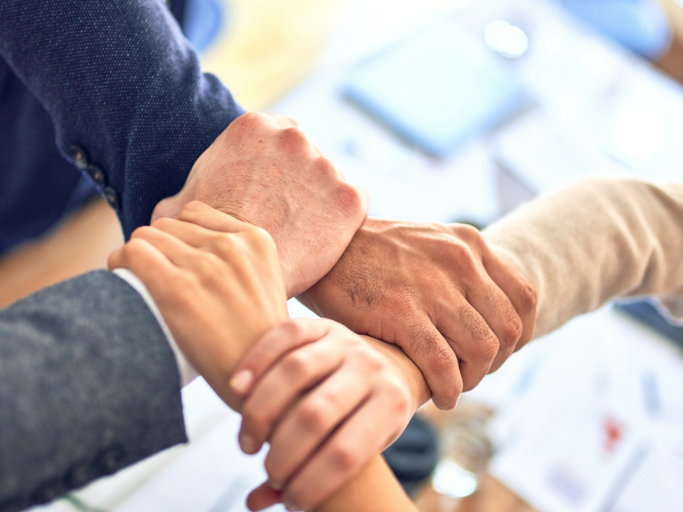 Zusammenarbeit im Team von Messteam Saarland